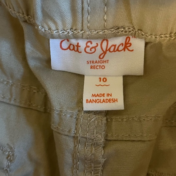 Cat & Jack straight Recto beige pants size 10 NWT - Picture 4 of 9